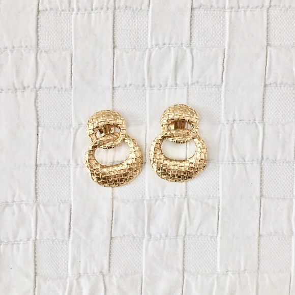 Givenchy Jewelry - Vintage GIVENCHY Paris Double Hoop Clip Earrings